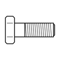 BOA technical drawing P14 hex head flange bolt
