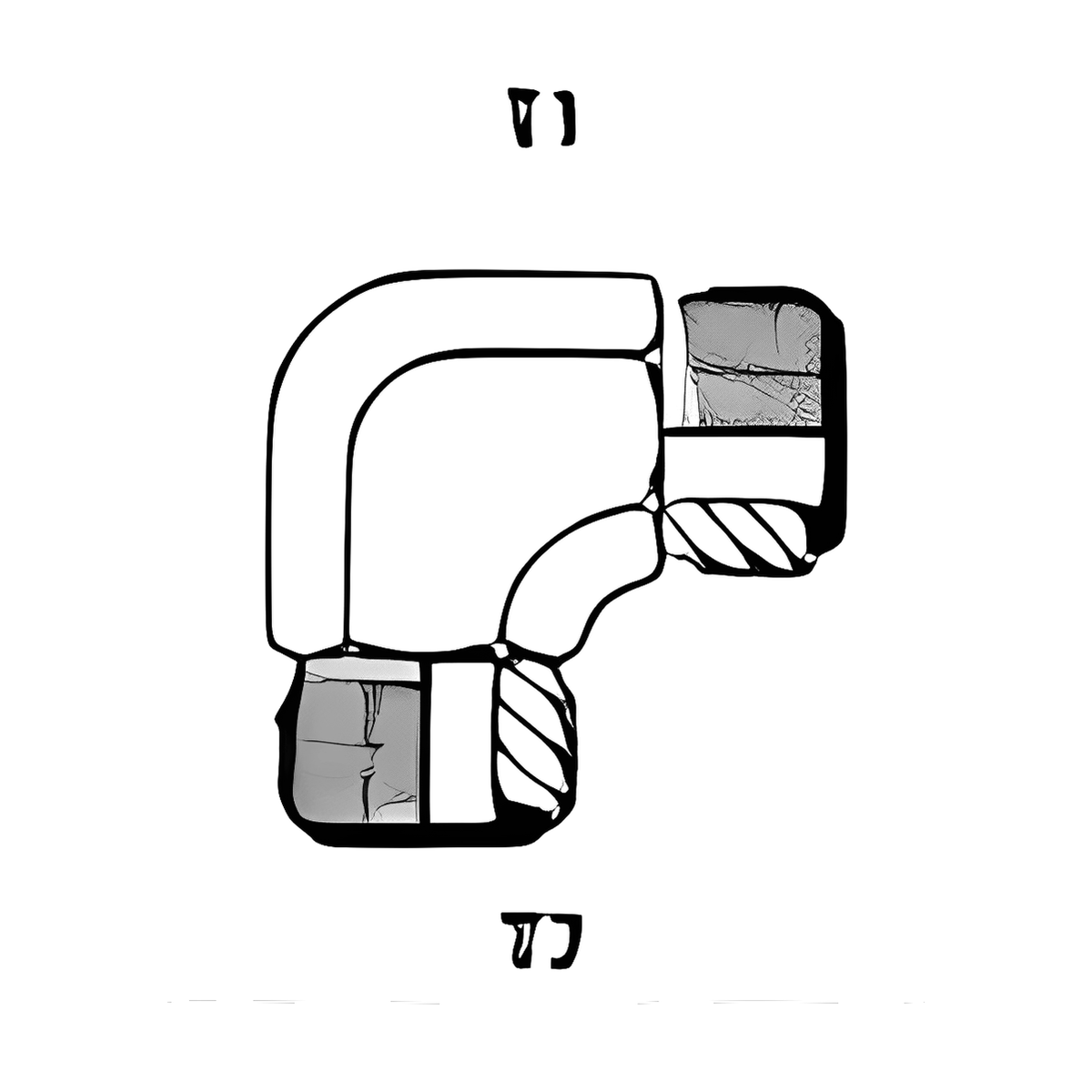 BOA RR90 technical drawing
