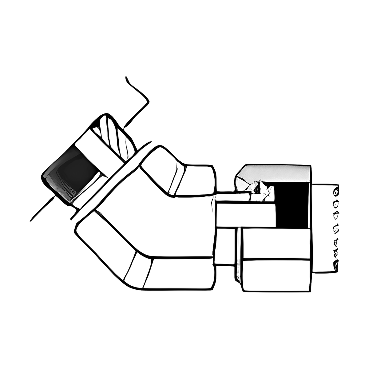 BOA RT45 technical drawing