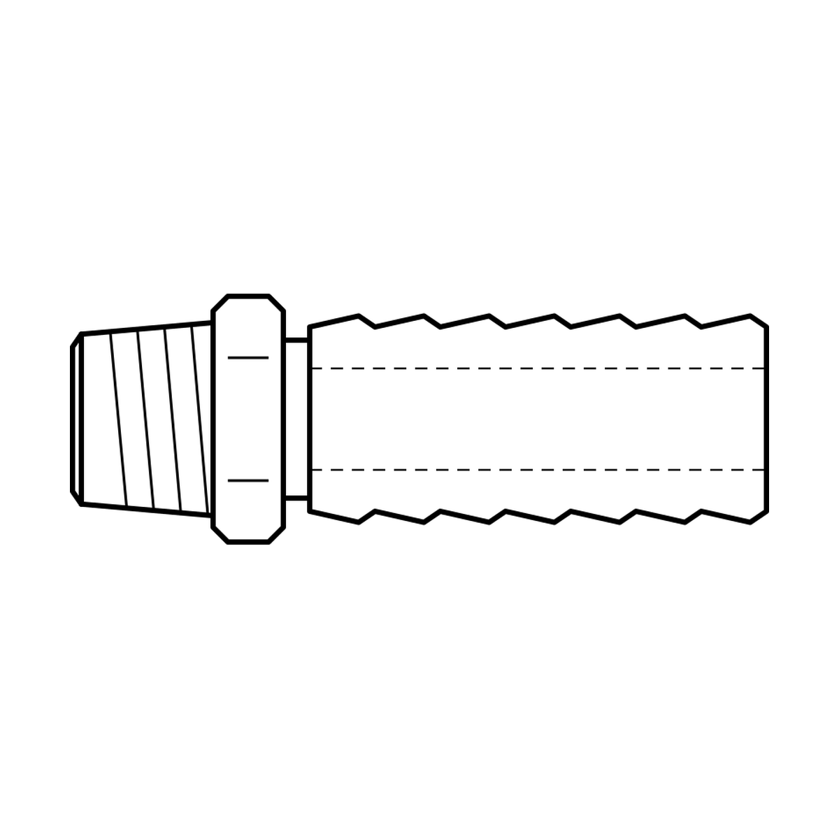 BOA technical drawing X7 LPtail NPT S