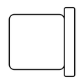 BOA technical drawing X7 plastic cap plug