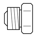 BOA technical drawing Y9 Komatsu male plug