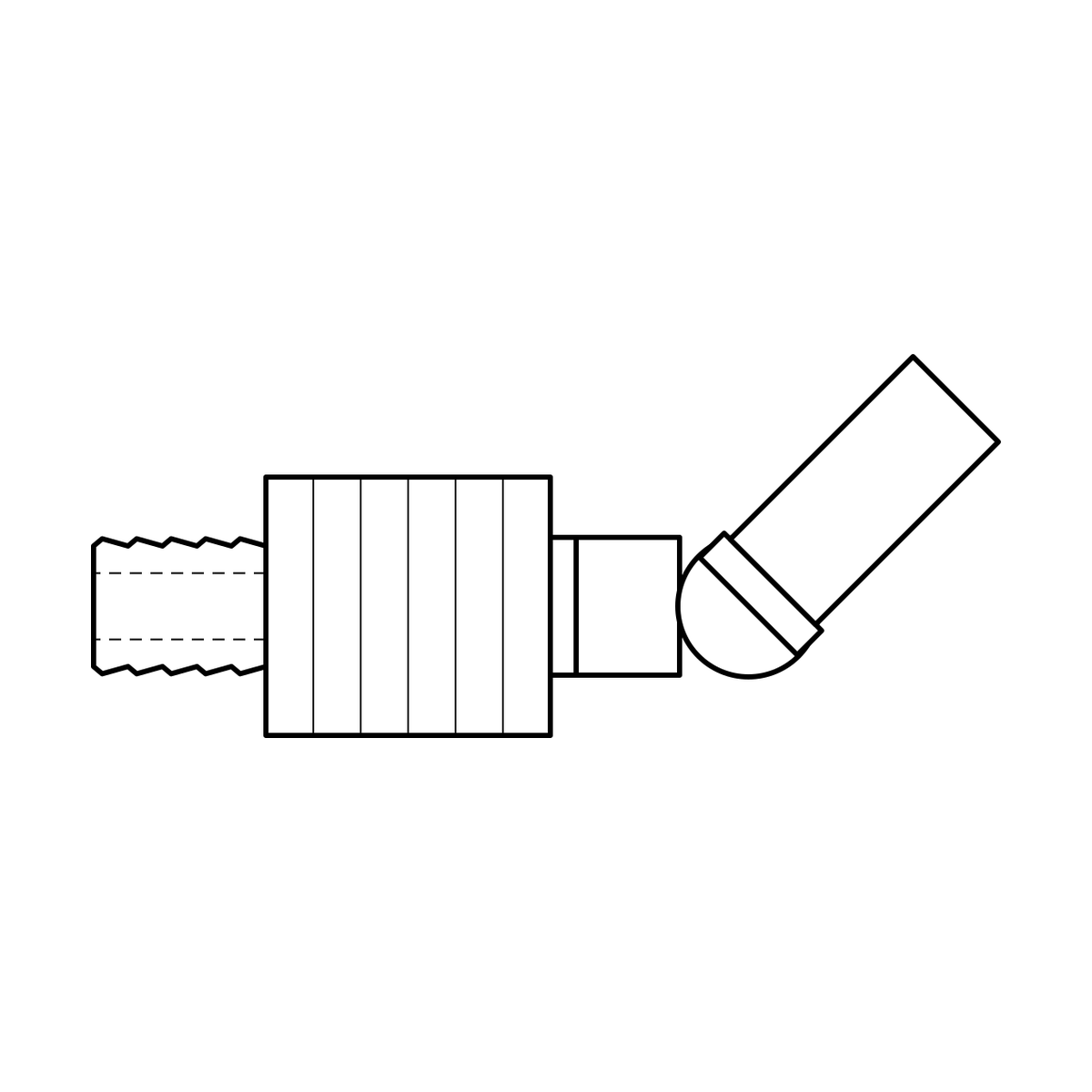 BOA technical drawing Y9 crimp x STAND 45