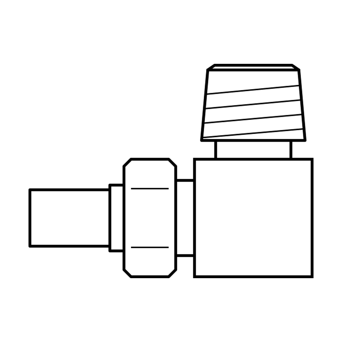 BOA technical drawing Y9 metric tube x BSPTM 90