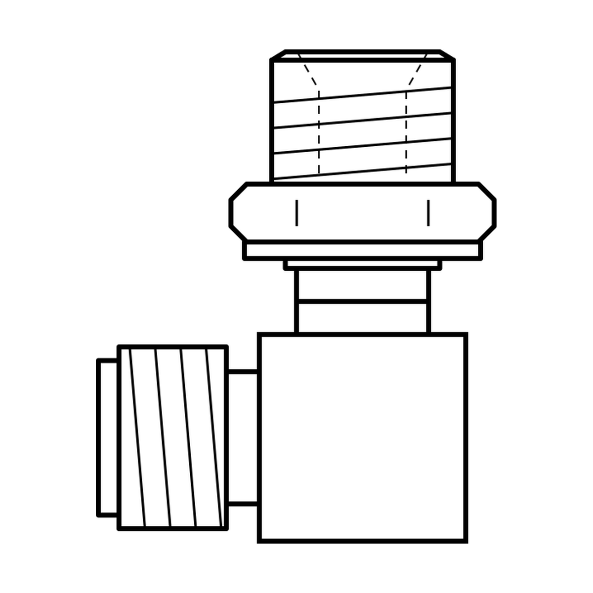 BOA technical drawing Z10 POS BSPPM x ORFSM 90