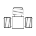 BOA technical drawing Z10 TEE ORFSM x ORFSM x ORFSM