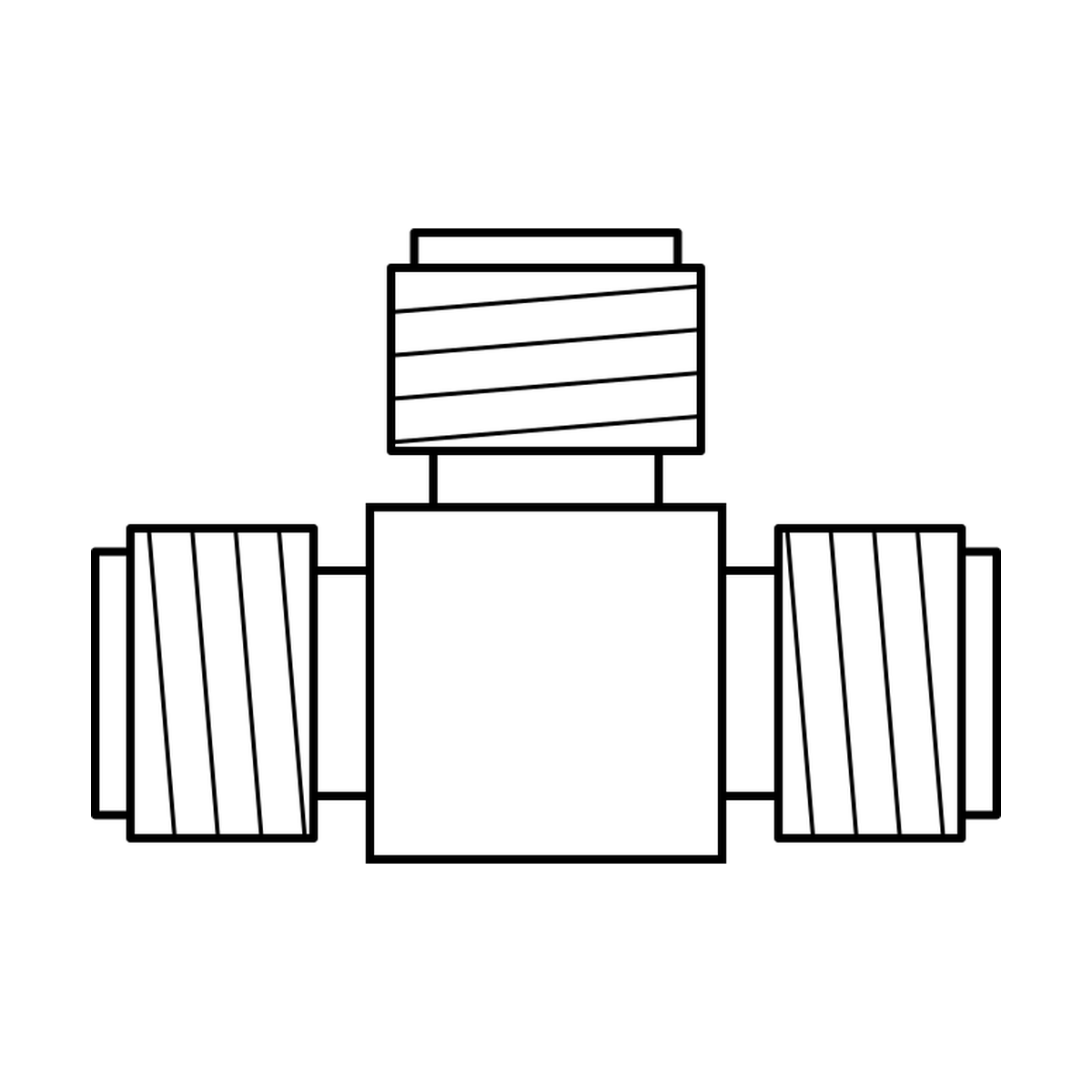 BOA technical drawing Z10 TEE ORFSM x ORFSM x ORFSM