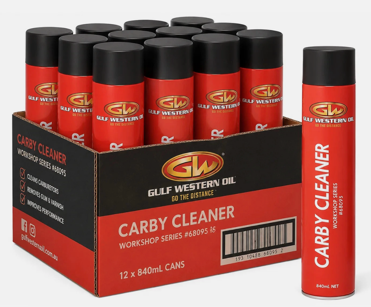 Gulf Western Aerosol Carburettor Cleaner 840mL (Box of 12) — Dangerous Goods