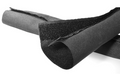 Black hook and loop wrap-around hose protection sleeve